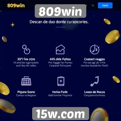 Análise das funcionalidades do site de jogos 809win